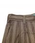 中古・古着 MUZE TURQUOISE LABEL (ミューズ ターコイズ レーベル) VILOFT STRIPE DOUBLE KNEE CARGO PANTS　バイロフトストライプダブルニーカーゴパンツ ブラウン サイズ:1：16000円