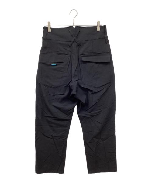 MUZE（ミューズ）MUZE (ミューズ) HI-WEST SLACKS　ハイウエストスラックス ブラック サイズ:1の古着・服飾アイテム