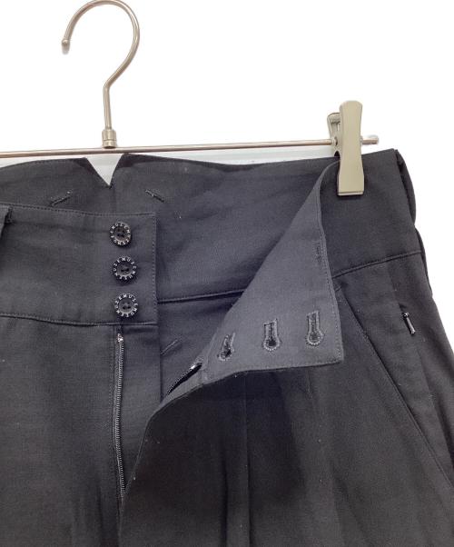 MUZE（ミューズ）MUZE (ミューズ) HI-WEST SLACKS　ハイウエストスラックス ブラック サイズ:1の古着・服飾アイテム
