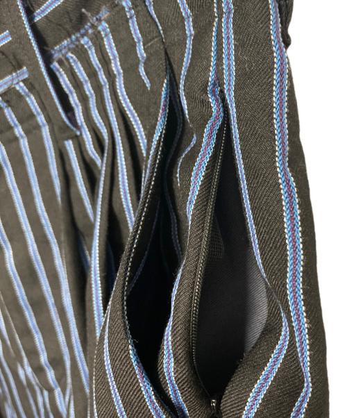 MUZE TURQUOISE LABEL（ミューズ ターコイズ レーベル）MUZE TURQUOISE LABEL (ミューズ ターコイズ レーベル) el conductorh (コンダクター) BONDAGE STRAIGHT TROUSERS ブルー サイズ:4の古着・服飾アイテム