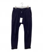 AKMエーケーエム）の古着「KARAMI JERSEY EASY TROUSER　イージートラウザーパンツ」｜ネイビー