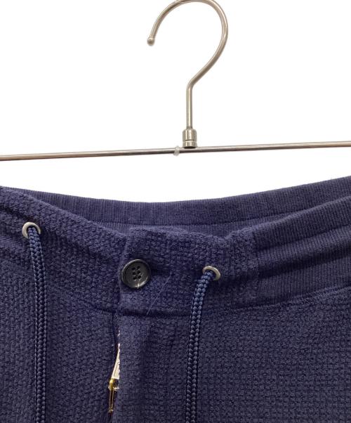 AKM（エーケーエム）AKM (エーケーエム) KARAMI JERSEY EASY TROUSER　イージートラウザーパンツ ネイビー サイズ:XLの古着・服飾アイテム