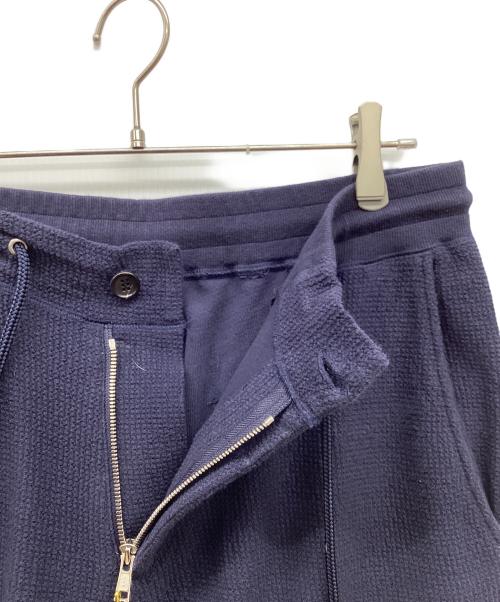 AKM（エーケーエム）AKM (エーケーエム) KARAMI JERSEY EASY TROUSER　イージートラウザーパンツ ネイビー サイズ:XLの古着・服飾アイテム