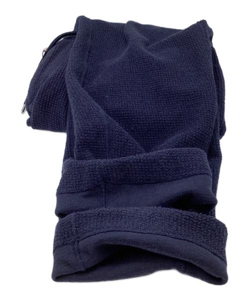 AKM（エーケーエム）AKM (エーケーエム) KARAMI JERSEY EASY TROUSER　イージートラウザーパンツ ネイビー サイズ:XLの古着・服飾アイテム