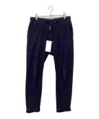 AKMエーケーエム）の古着「KARAMI JERSEY EASY TROUSER　イージートラウザーパンツ」｜ネイビー