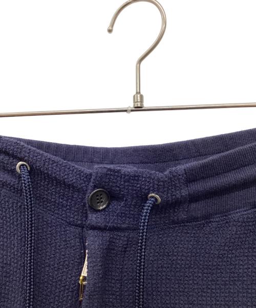 AKM（エーケーエム）AKM (エーケーエム) KARAMI JERSEY EASY TROUSER　イージートラウザーパンツ ネイビー サイズ:XLの古着・服飾アイテム