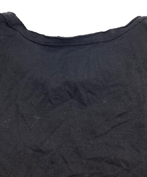 cccmalie（シーマリー）cccmalie (シーマリー) フリルTシャツ ブラック サイズ:38の古着・服飾アイテム