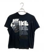 NIKE×sacaiナイキ×サカイ）の古着「再構築Tee」｜ブラック