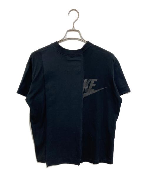 NIKE（ナイキ）NIKE (ナイキ) sacai (サカイ) 再構築Tee ブラック サイズ:Mの古着・服飾アイテム