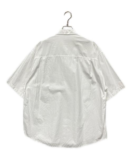 AURALEE（オーラリー）AURALEE (オーラリー) WASHED FINX TWILL BIG HALF SLEEVED ホワイト サイズ:5の古着・服飾アイテム