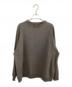 COMOLIコモリ）の古着「W/C/Si 長袖クルー」｜チャコールグレー