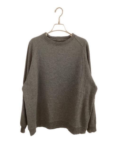 COMOLI（コモリ）COMOLI (コモリ) W/C/Si 長袖クルー チャコールグレー サイズ:3の古着・服飾アイテム