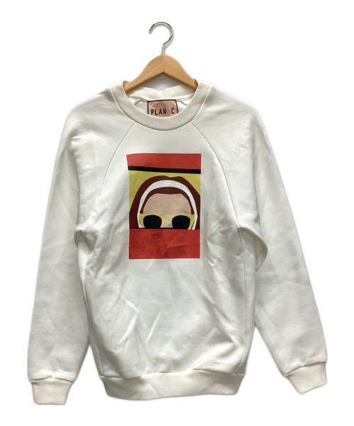 PLAN C（プランシー）PLAN C (プランシー) スウェット ホワイト サイズ:XSの古着・服飾アイテム