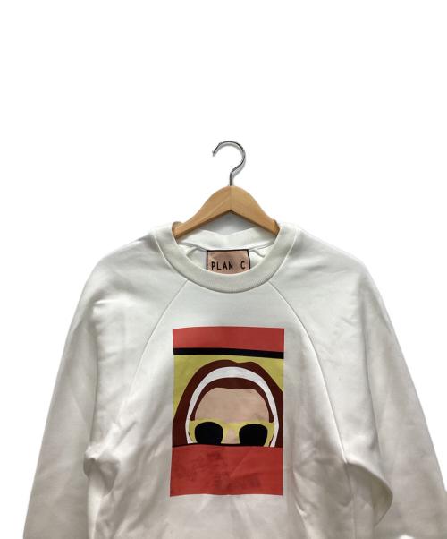 PLAN C（プランシー）PLAN C (プランシー) スウェット ホワイト サイズ:XSの古着・服飾アイテム