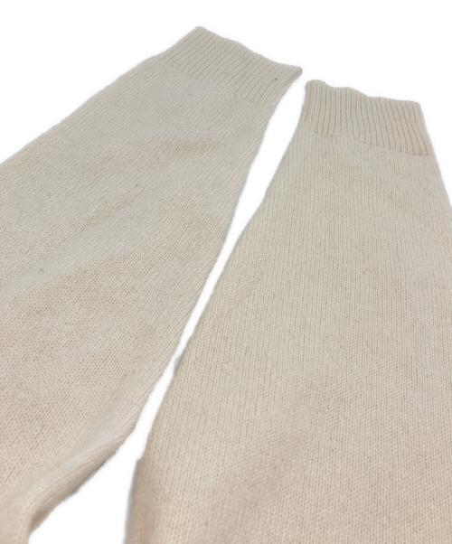 POLO RALPH LAUREN（ポロ・ラルフローレン）POLO RALPH LAUREN (ポロ・ラルフローレン) ウールカシミヤニットショートパーカー アイボリー サイズ:SIZE Mの古着・服飾アイテム