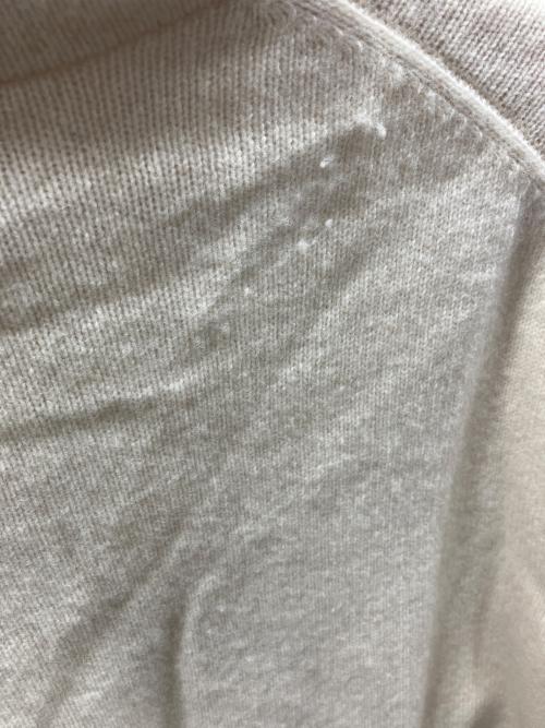 POLO RALPH LAUREN（ポロ・ラルフローレン）POLO RALPH LAUREN (ポロ・ラルフローレン) ウールカシミヤニットショートパーカー アイボリー サイズ:SIZE Mの古着・服飾アイテム