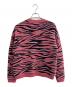 STELLA McCARTNEY (ステラマッカートニー) ゼブラ柄ニットカーディガン フューシャピンク サイズ:38：18000円