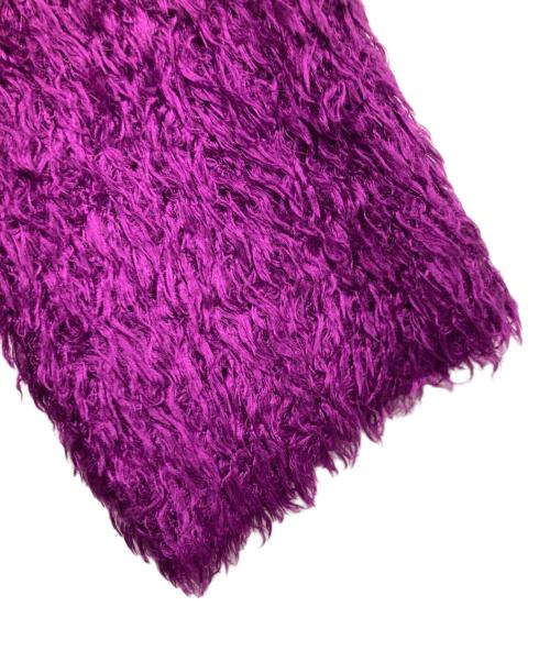 CYCLAS（シクラス）CYCLAS (シクラス) シャギーカーディガン パープル サイズ:36の古着・服飾アイテム