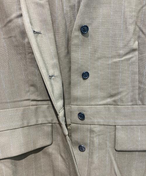 CYCLAS（シクラス）CYCLAS (シクラス) ピンストライプオールインワン ブラウン サイズ:34の古着・服飾アイテム