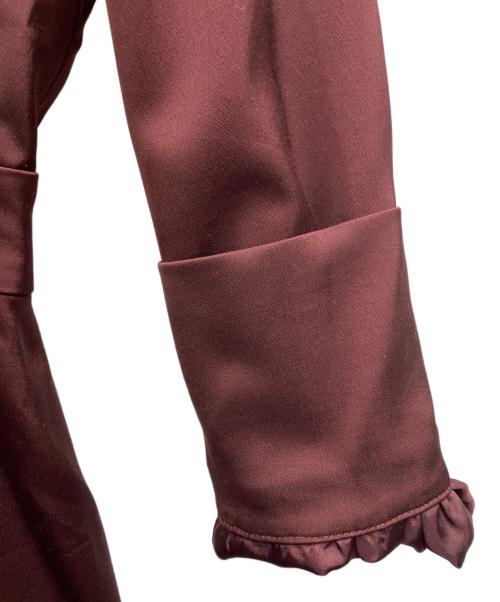 ESTNATION（エストネーション）ESTNATION (エストネーション) ウールサテンカシュクールワンピース サイズ:38の古着・服飾アイテム