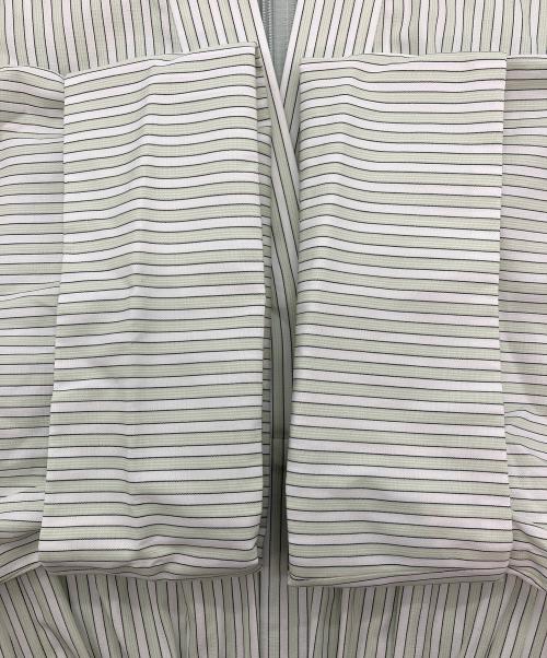 ebure（エブール）ebure (エブール) カラーストライプ シャツワンピース　3910300269 グリーン サイズ:36の古着・服飾アイテム