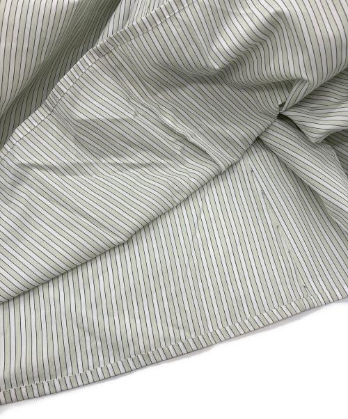 ebure（エブール）ebure (エブール) カラーストライプ シャツワンピース　3910300269 グリーン サイズ:36の古着・服飾アイテム