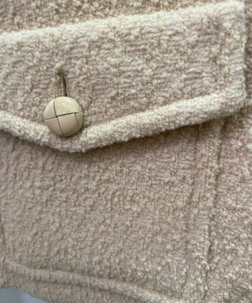 GUCCI（グッチ）GUCCI (グッチ) ウール ショートコート ベージュ サイズ:40の古着・服飾アイテム