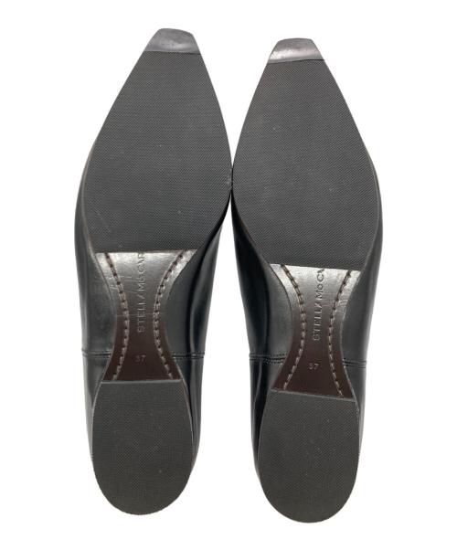 STELLA McCARTNEY（ステラマッカートニー）STELLA McCARTNEY (ステラマッカートニー) アンクルチェーンフラットシューズ ブラック サイズ:37の古着・服飾アイテム
