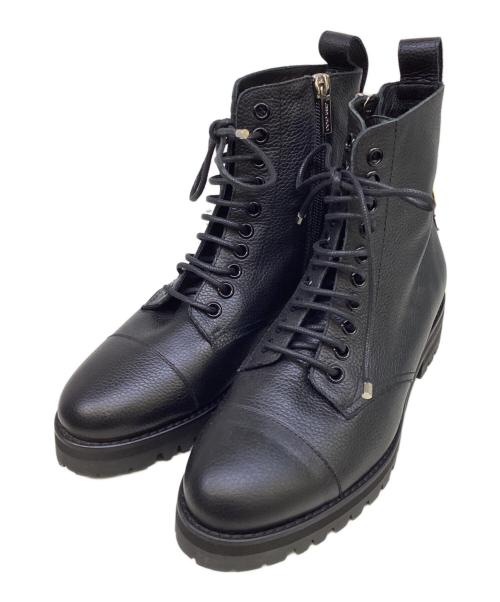 JIMMY CHOO（ジミーチュウ）JIMMY CHOO (ジミーチュウ) サイドジップショートブーツ ブラック サイズ:36の古着・服飾アイテム