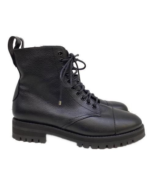 JIMMY CHOO（ジミーチュウ）JIMMY CHOO (ジミーチュウ) サイドジップショートブーツ ブラック サイズ:36の古着・服飾アイテム