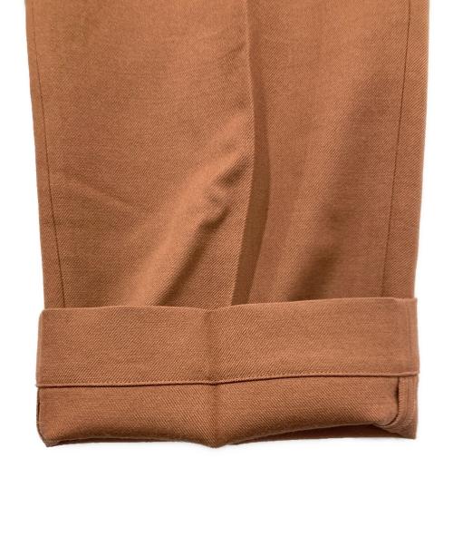 Tangent（タンジェント）Tangent (タンジェント) ウールスラックス ブラウン サイズ:48の古着・服飾アイテム