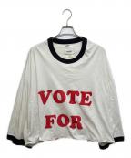 doubletダブレット）の古着「OVERSIZED RINGER T-SHIRT」｜ホワイト