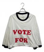 doubletダブレット）の古着「OVERSIZED RINGER T-SHIRT」｜ホワイト
