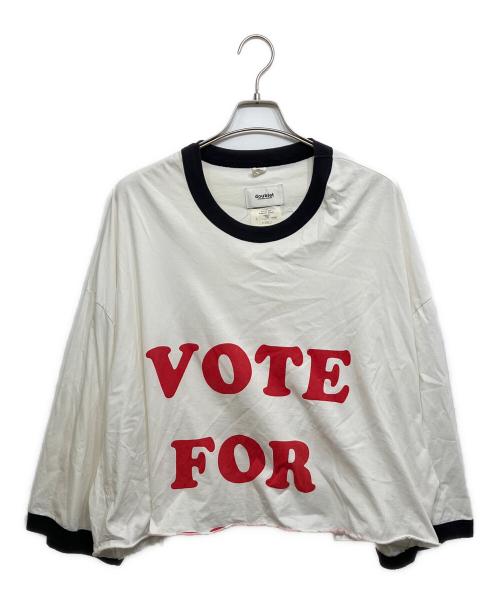 doublet（ダブレット）doublet (ダブレット) OVERSIZED RINGER T-SHIRT ホワイト サイズ:Ｍの古着・服飾アイテム