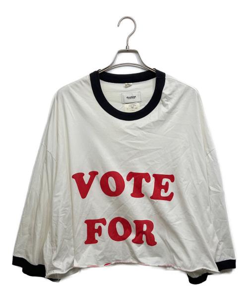 doublet（ダブレット）doublet (ダブレット) OVERSIZED RINGER T-SHIRT ホワイト サイズ:Ｍの古着・服飾アイテム