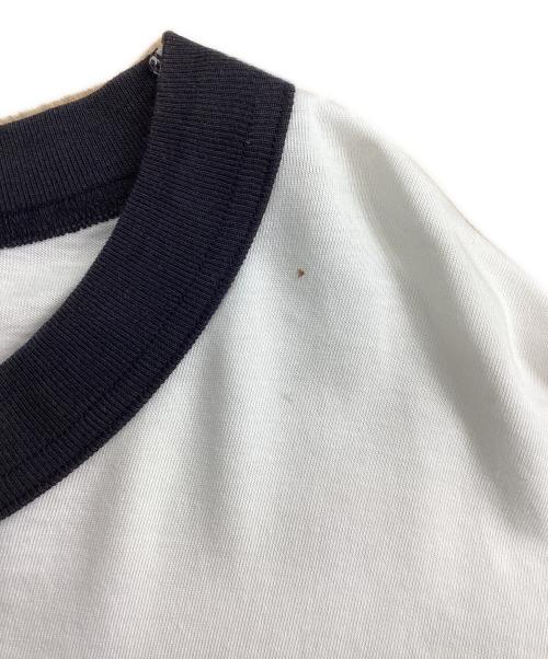 doublet（ダブレット）doublet (ダブレット) OVERSIZED RINGER T-SHIRT ホワイト サイズ:Ｍの古着・服飾アイテム