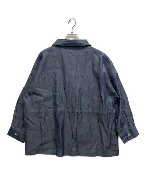 pokipcee（ポキプシー）pokipcee (ポキプシー) シャツジャケット インディゴ サイズ:Freeの古着・服飾アイテム