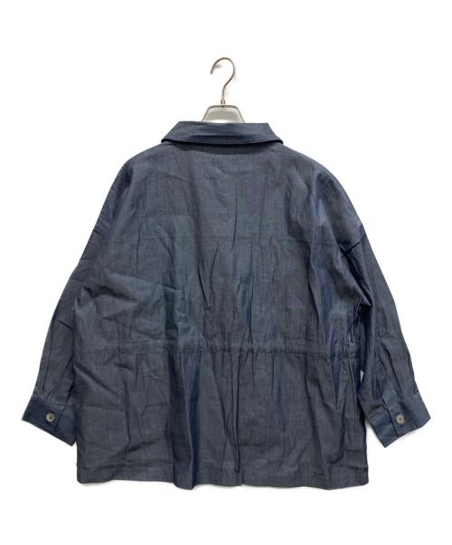 pokipcee（ポキプシー）pokipcee (ポキプシー) シャツジャケット インディゴ サイズ:Freeの古着・服飾アイテム