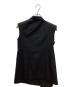 Yohji Yamamoto FEMME (ヨウジヤマモトファム) アシンメトリーベスト ブラック サイズ:2：16000円