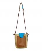 CAMPERカンペール）の古着「トートバッグ」｜ブルー×ベージュ