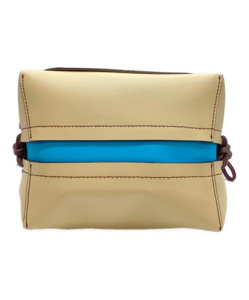 CAMPER（カンペール）CAMPER (カンペール) トートバッグ ブルー×ベージュの古着・服飾アイテム