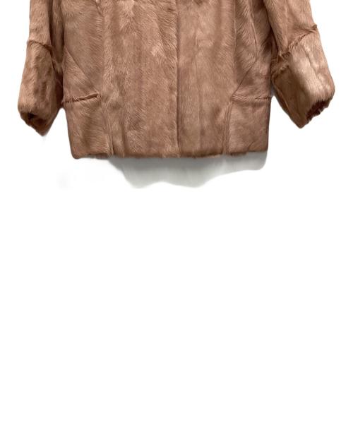 MARNI（マルニ）MARNI (マルニ) 毛皮ショートコート ピンク サイズ:40の古着・服飾アイテム
