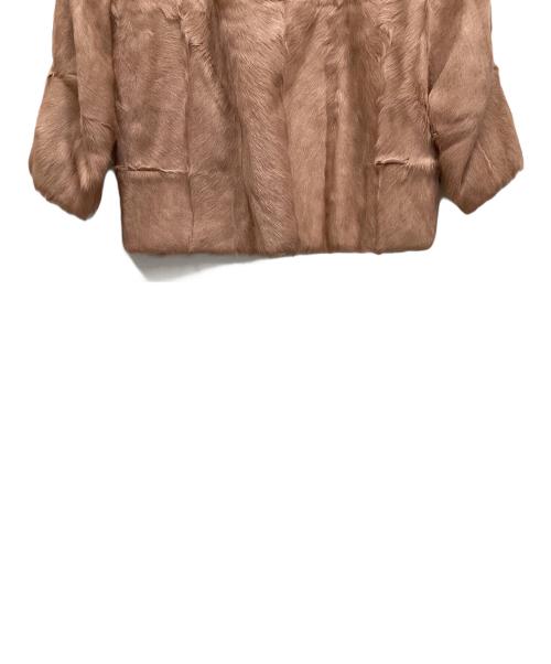 MARNI（マルニ）MARNI (マルニ) 毛皮ショートコート ピンク サイズ:40の古着・服飾アイテム