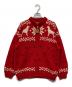 CANADIAN SWEATER（カナディアンセーター）の古着「カウチンニットカーディガン」｜レッド