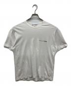 COMME des GARCONS SHIRTコムデギャルソンシャツ）の古着「ロゴプリントTシャツ　ワンポイントＴシャツ」｜ホワイト