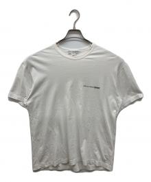 COMME des GARCONS SHIRT（コムデギャルソンシャツ）の古着「ロゴプリントTシャツ　ワンポイントＴシャツ」｜ホワイト