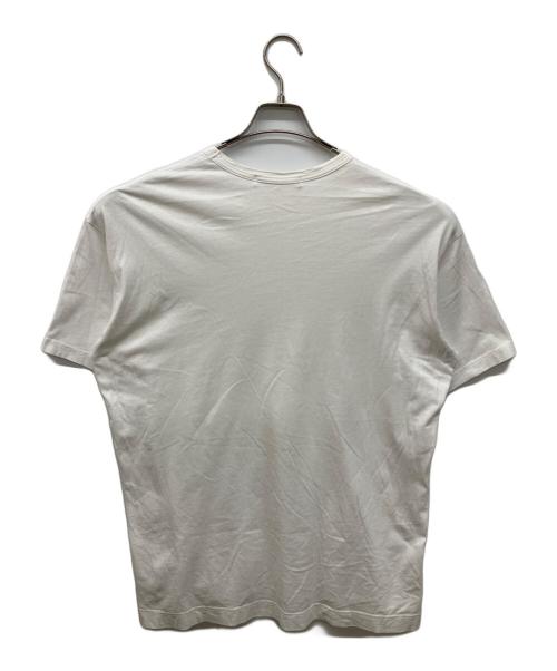 COMME des GARCONS SHIRT（コムデギャルソンシャツ）COMME des GARCONS SHIRT (コムデギャルソンシャツ) ロゴプリントTシャツ　ワンポイントＴシャツ ホワイト サイズ:XSの古着・服飾アイテム