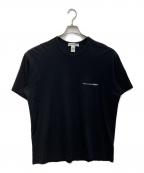 COMME des GARCONSコムデギャルソン）の古着「ロゴプリントTシャツ　FI-T017」｜ブラック