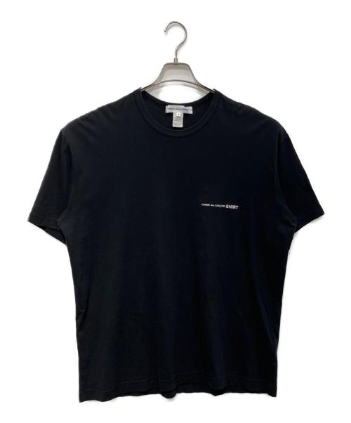 COMME des GARCONS（コムデギャルソン）COMME des GARCONS (コムデギャルソン) ロゴプリントTシャツ　FI-T017 ブラック サイズ:Mの古着・服飾アイテム