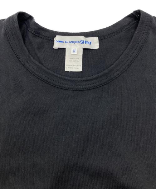COMME des GARCONS（コムデギャルソン）COMME des GARCONS (コムデギャルソン) ロゴプリントTシャツ　FI-T017 ブラック サイズ:Mの古着・服飾アイテム